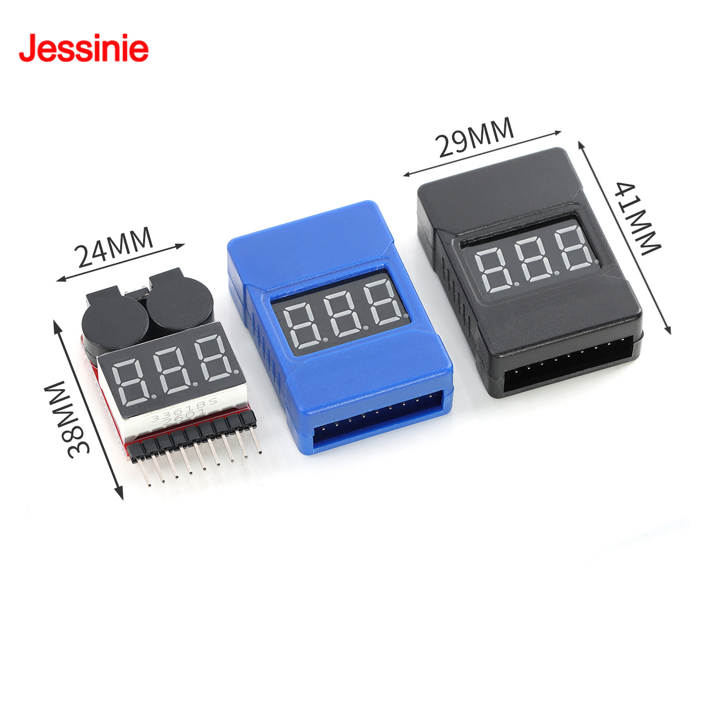 Battery Monitor Coulometer - RC Spanningsweergave Batterij Lage Alarm Zoemer