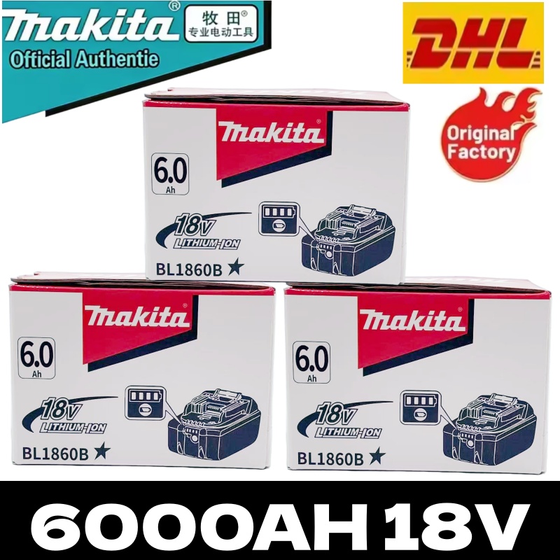 Renewable Energy Sources - Originele Makita 18V Oplaadbare Batterij 6.0Ah