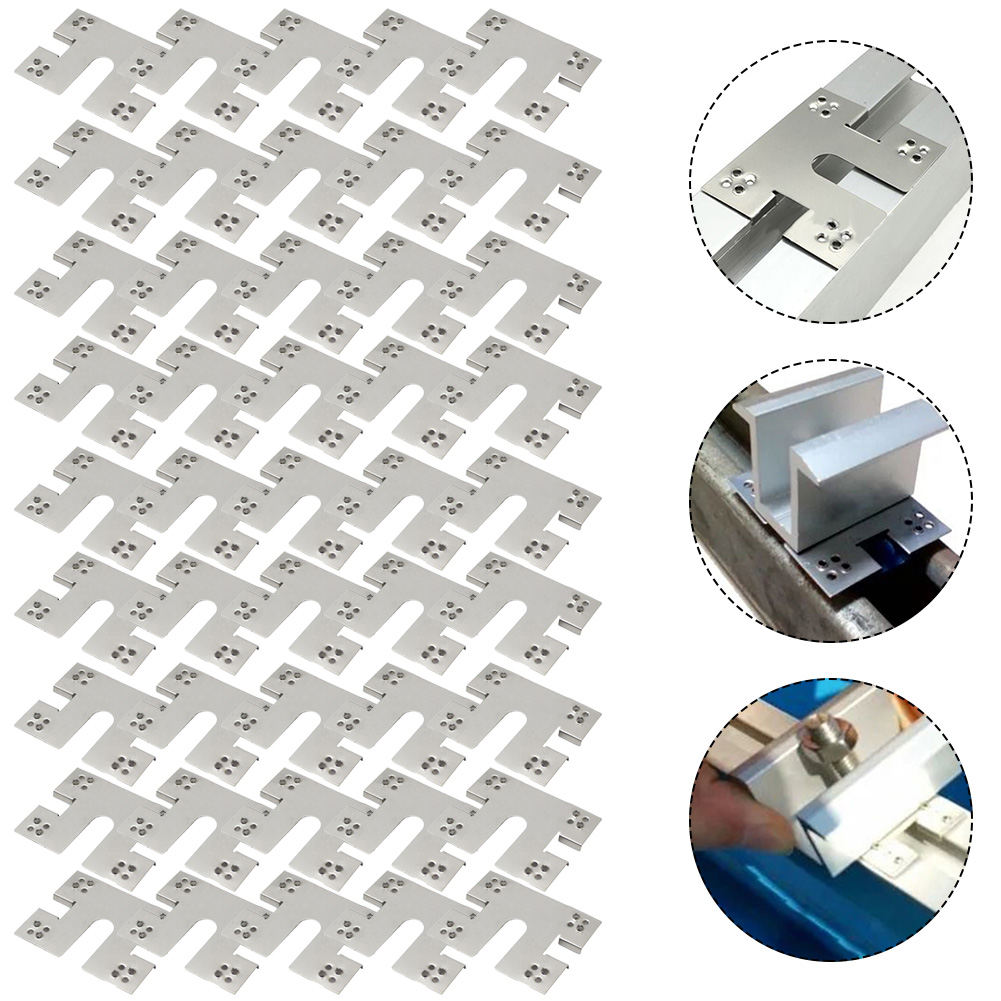 Renewable Energy Systems - 50 Stuks Zonnepaneel Pv Aarding Clip/Wasmachine