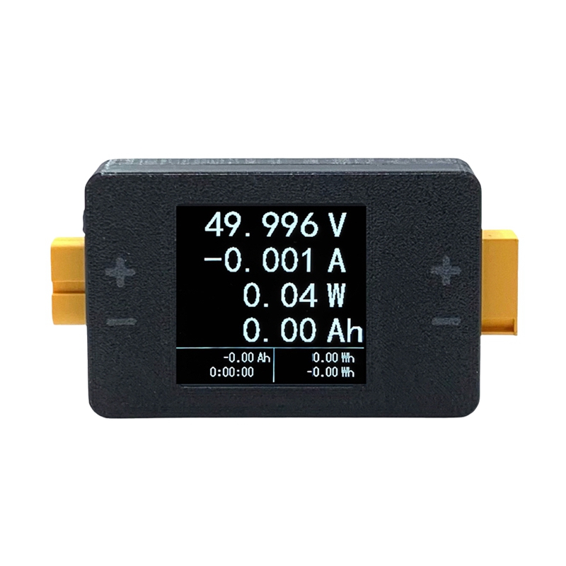 Battery Monitor Coulometer - XT60 8-150V Vermogensmeter DC-spanning Stroom Vermogensanalysator