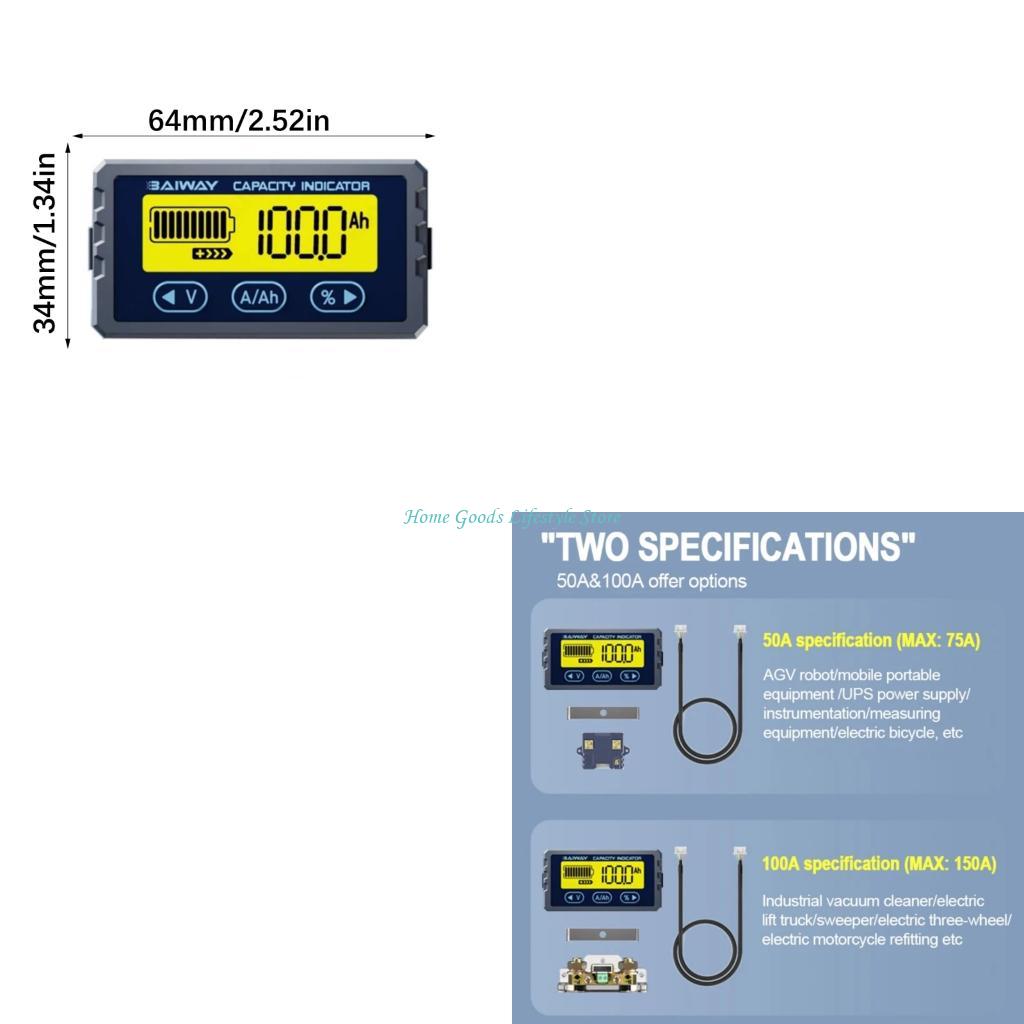 Battery Monitor Coulometer - E74E hoge precisie coulometer voor lithiumzuurbatterij