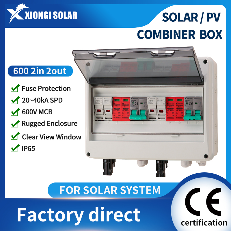Renewable Energy Systems - Volledig koperen draad PV-combinatiebox 600V 2