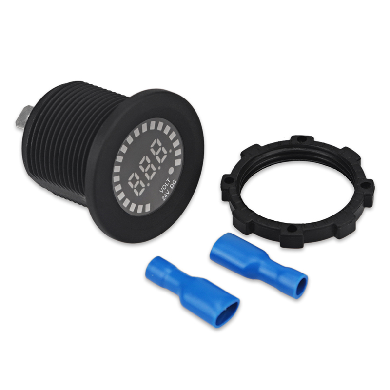 24V 12V DC voltmeter kleuren L - Battery Monitor Coulometer recensie en prijs