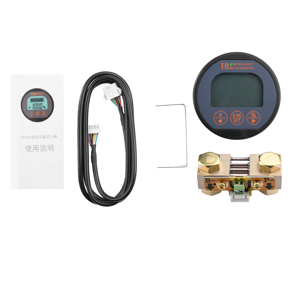 DC 8-80V 50A 100A 350A TR16 Ba - Battery Monitor Coulometer recensie en prijs