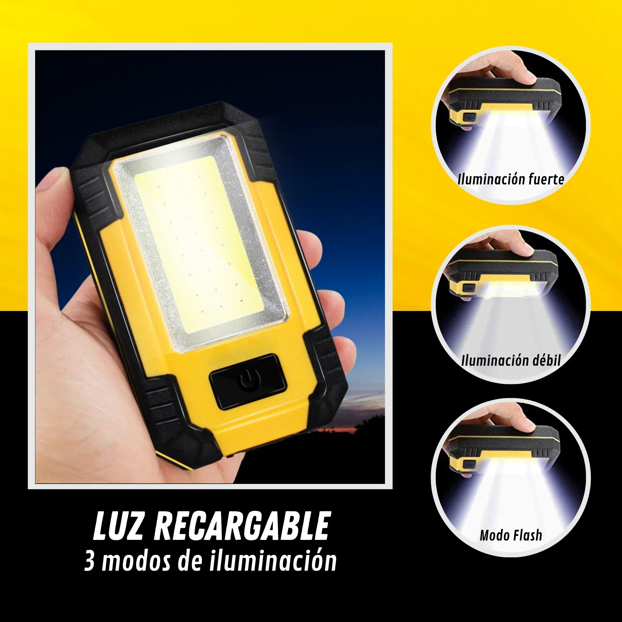 4000MaH Oplaadbare werklamp 30 - Renewable Energy Sources recensie en prijs