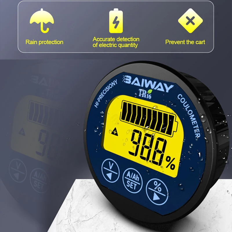 TR16H Waterdichte Coulometer D - Battery Monitor Coulometer recensie en prijs