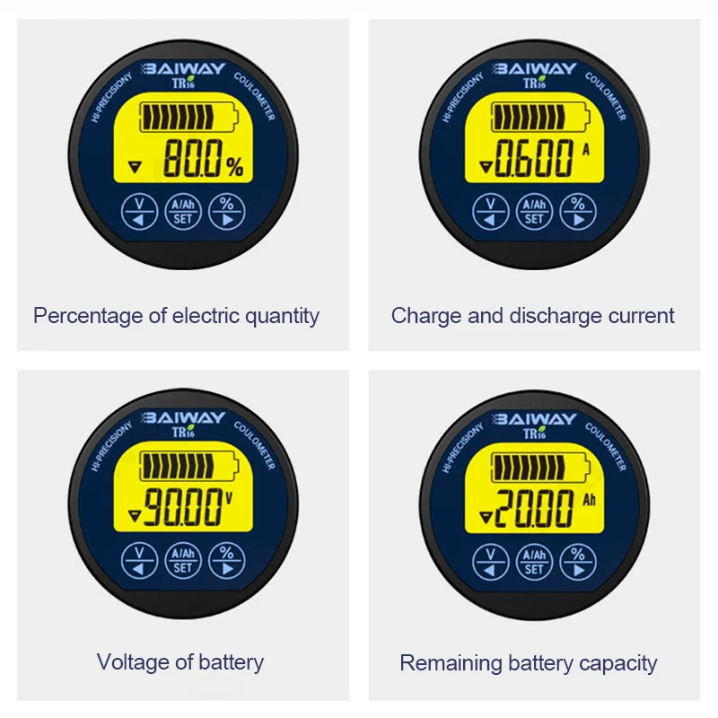 TR16H Waterdichte Coulometer D - Battery Monitor Coulometer recensie en prijs