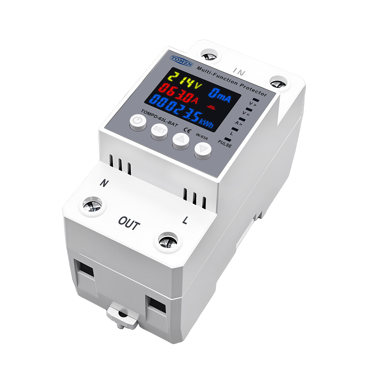 TOMZN 63A Spanningsbeveiliging - Battery Monitor Coulometer recensie en prijs