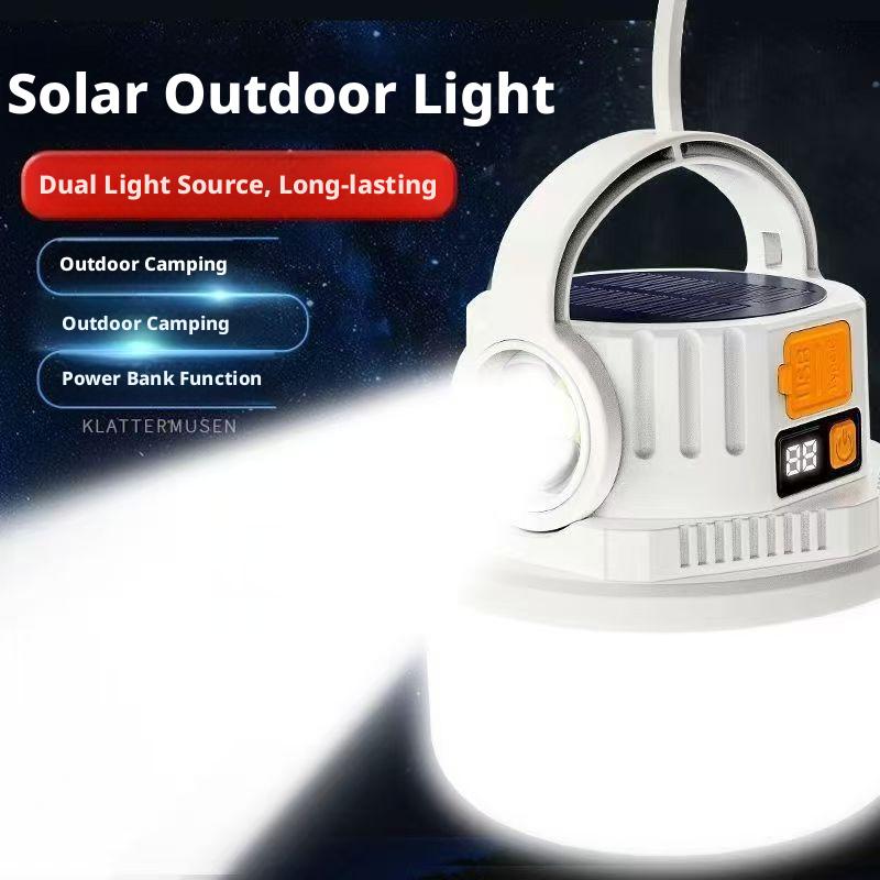 Zonne-campinglamp met dubbele  - Renewable Energy Sources recensie en prijs