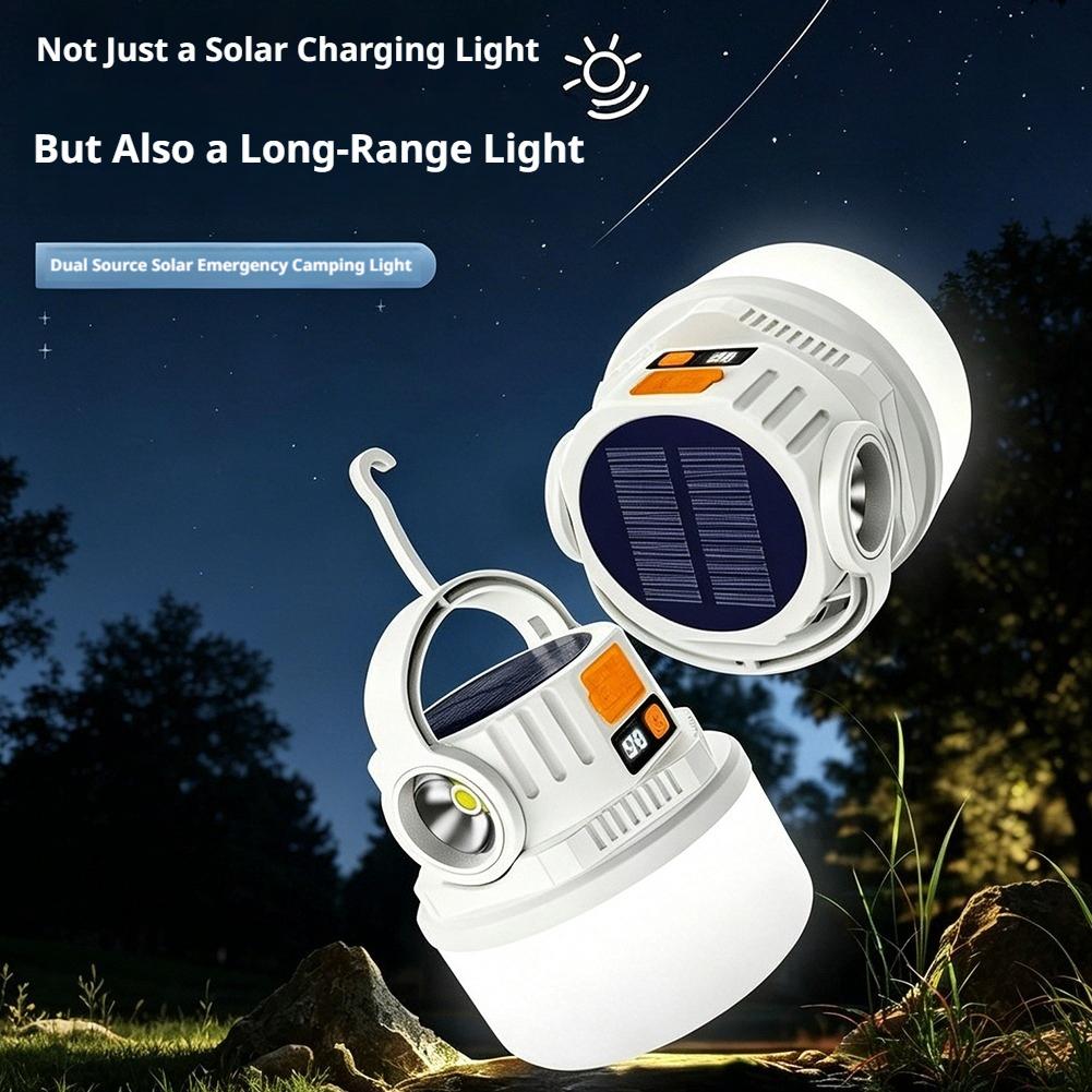 Zonne-campinglamp met dubbele  - Renewable Energy Sources recensie en prijs